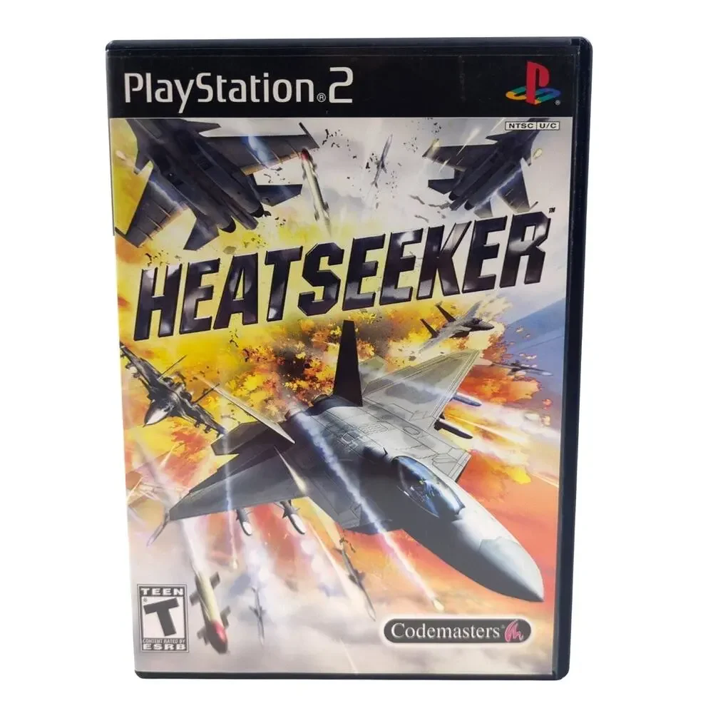 Heatseeker PlayStation 2 PS2 Video Game Aerial Combat Action Tested Codemasters